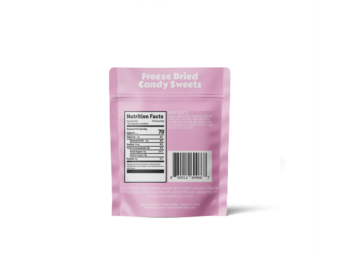 Raven Candy Cotton Candy Blasts .5 oz