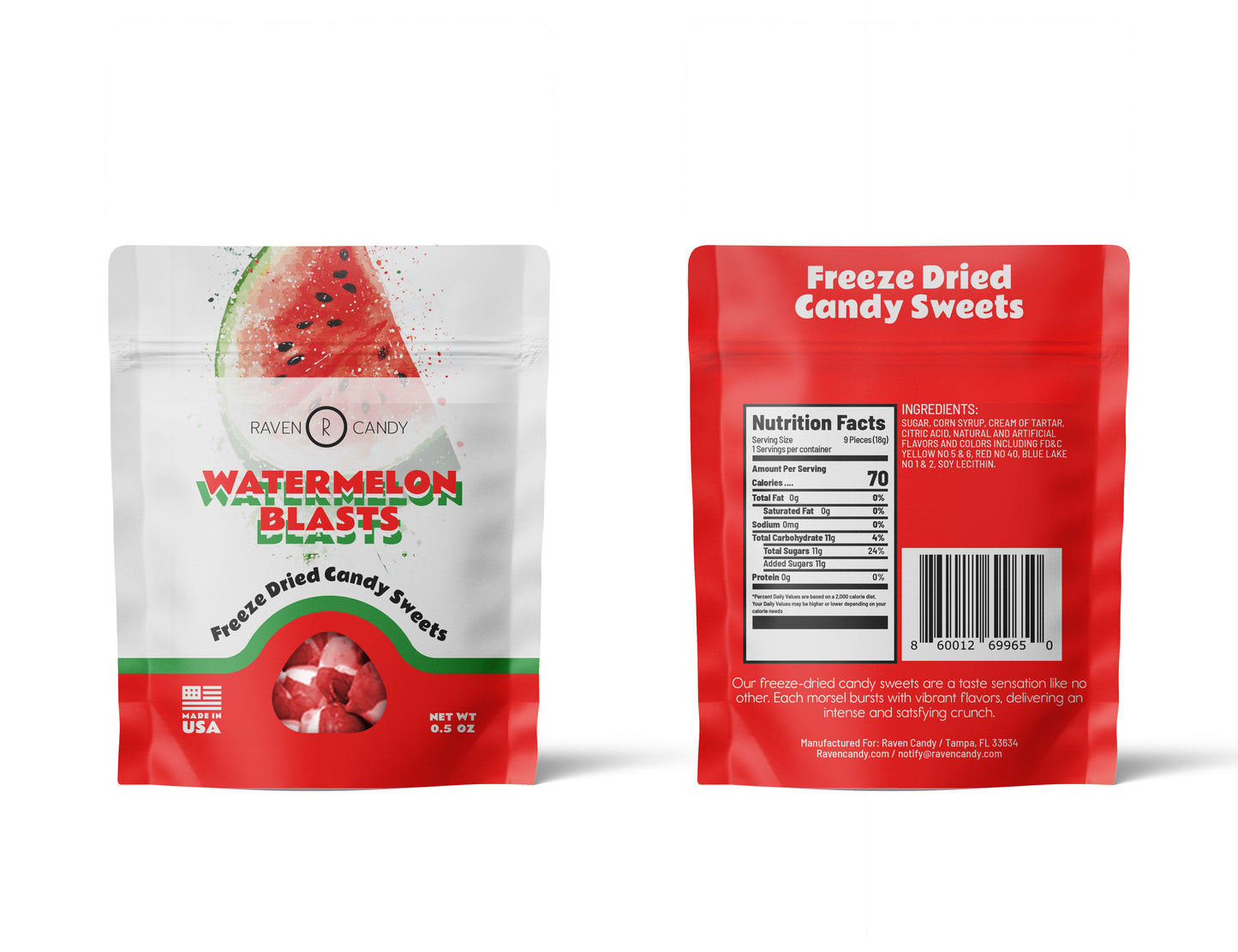 Raven Candy Watermelon Blasts .5 oz