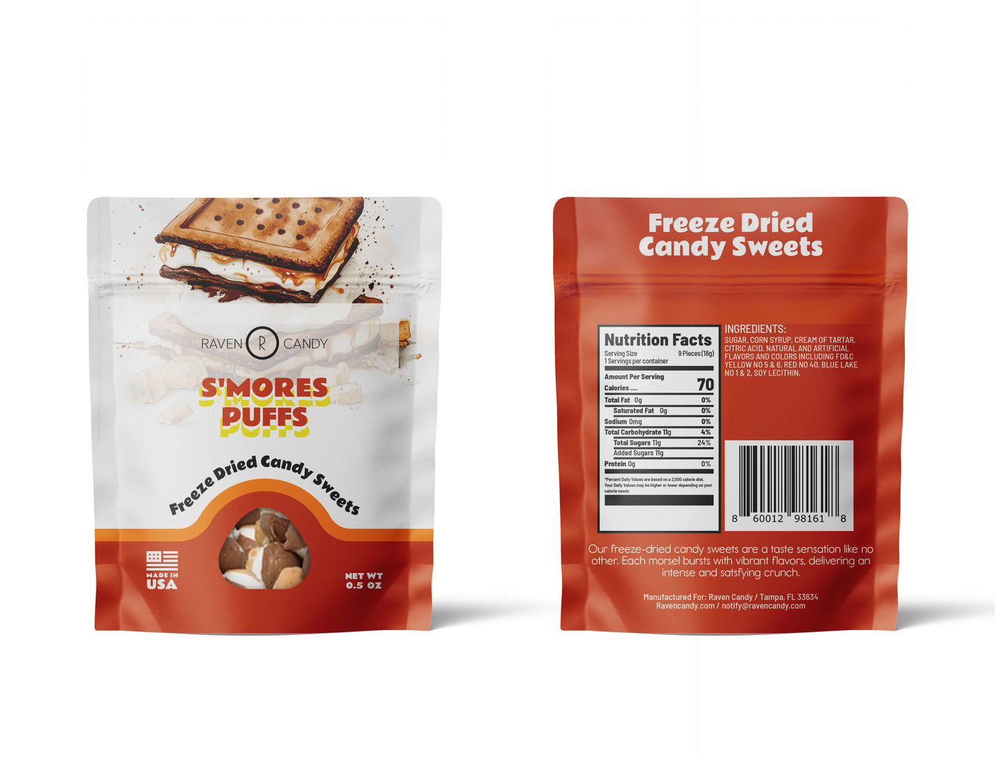 Raven Candy S'mores Puffs .5 oz