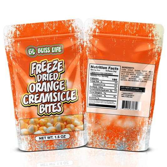 Bliss Life Orange Creamsicle Bliss Life Freeze Dried Candy Bites 1.5 oz