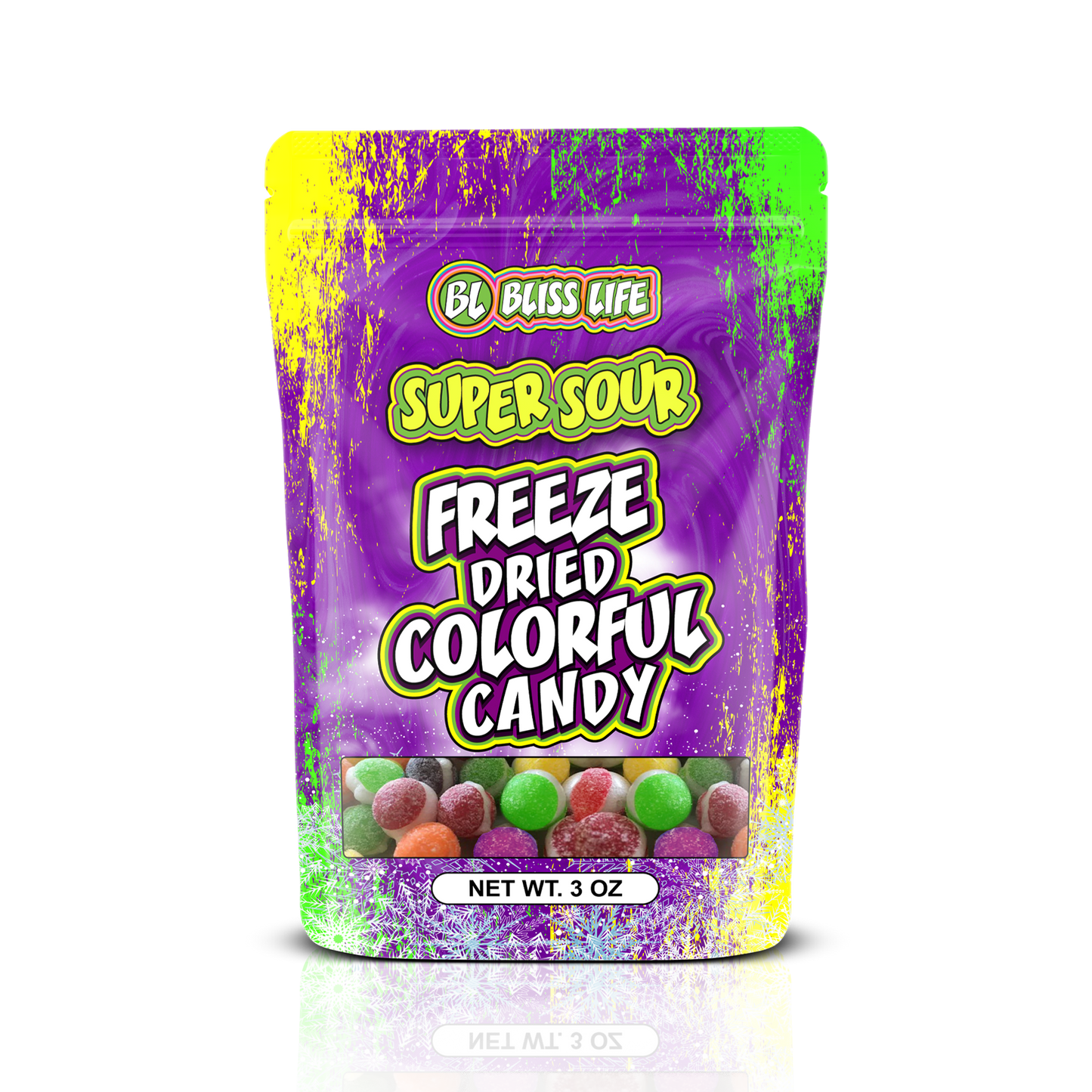 Bliss Life Freeze Dried Sour Candy 3 OZ