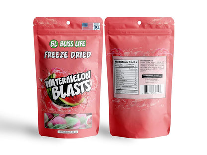 Bliss Life Watermelon Blasts Freeze Dried Candy 1.5 oz